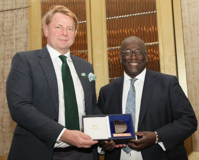 Chester King, CEO of International Hospitals Group and His Excellency Mr Manoah Esipisu, High Commissioner of Kenya.