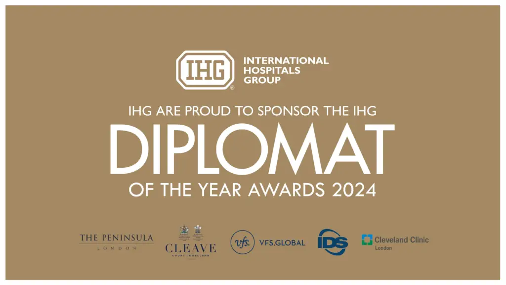 Internatinal Hospitals Group are proud to support the 2024 Diplomat of the Year Awards